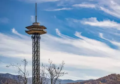 Gatlinburg Space Needle downtown