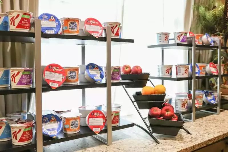 cereal and fruit at The Appy Lodge