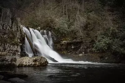 abrams falls in the smoky mountains