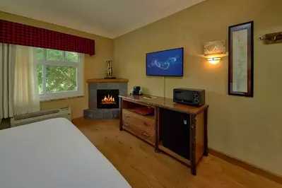 King Fireplace Guest Room