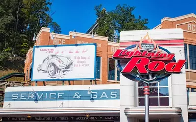 Lightning Rod Ride at Dollywood