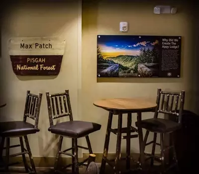 breakfast area in the appy lodge