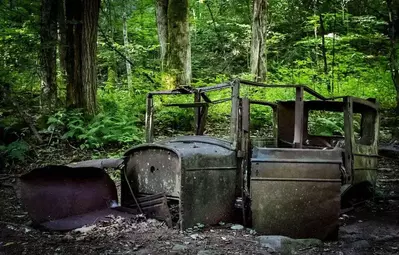 Historic Cadillac in Smoky Mountains