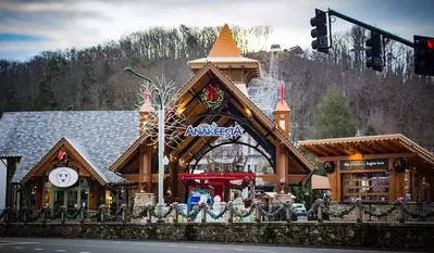 Anakeesta in Gatlinburg during winter