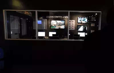 The Systems Control Center at Ripley's Aquarium in Gatlinburg.