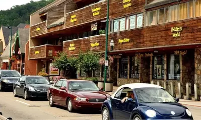 The outside of the Gatlinburg Mountain Mall.